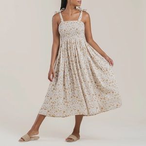 Rylee and Cru Women’s Smocked Dress Ivory